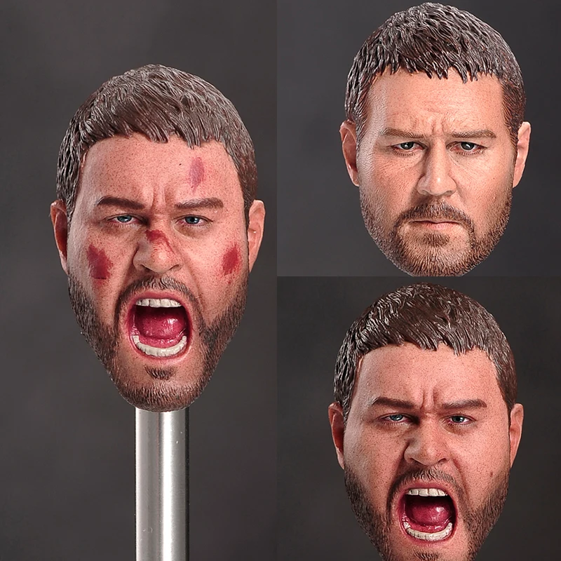 

1/6 голова Лепка резьба Модель Крестный отец Роберт Де Ниро Shouting Fit 12 дюймов мужской солдат экшн-фигурки