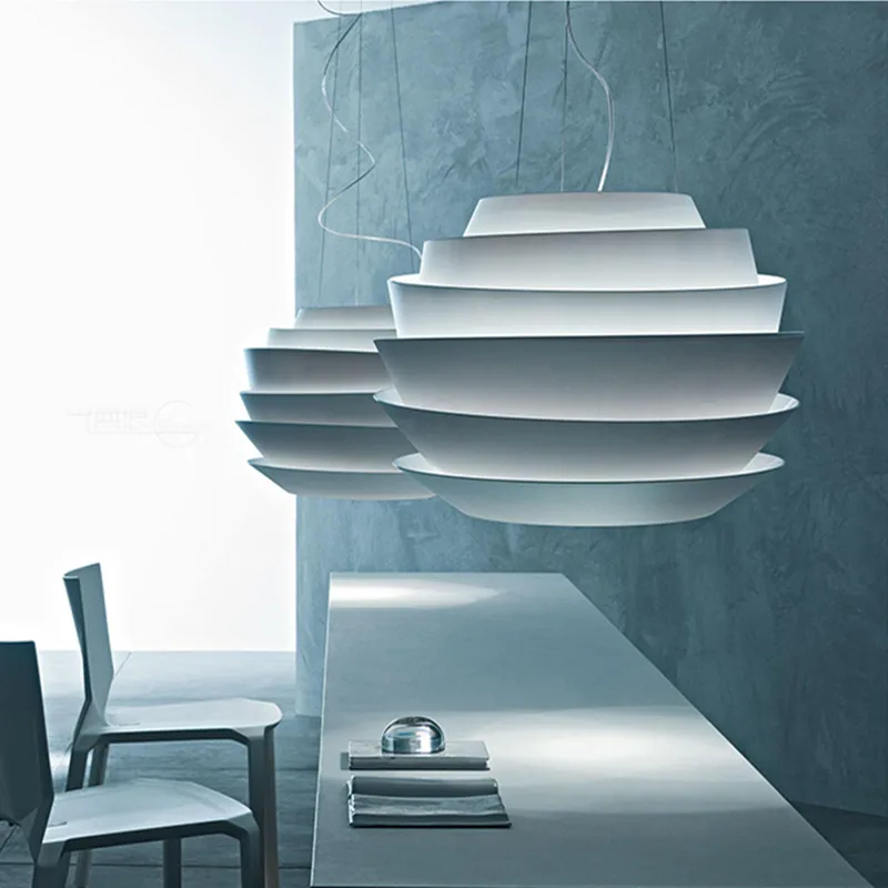 Скандинавский креативный художественный волнистый подвесной светильник