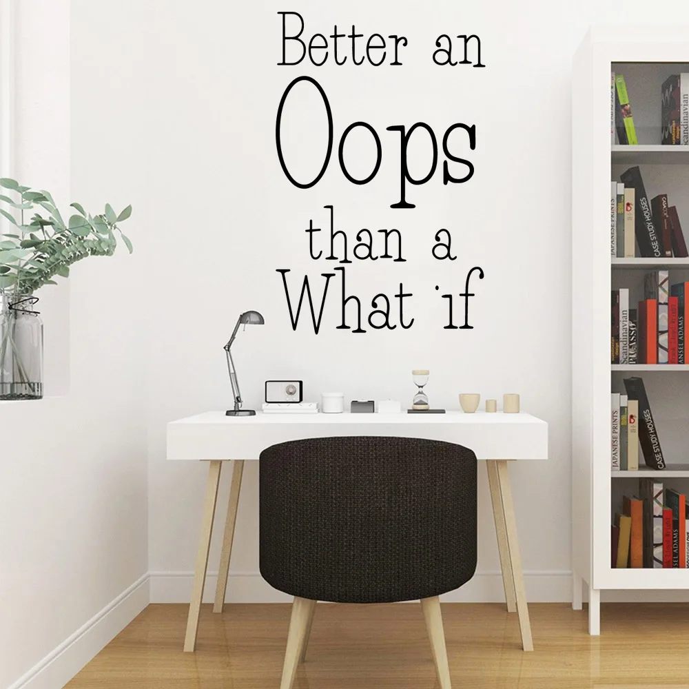 

Креативные виниловые водонепроницаемые наклейки на стену «Опус, чем если», аксессуары для украшения дома, наклейка на стену
