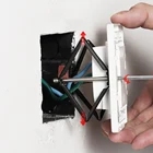 1 Набор (10 шт.) настенный переключатель коробка инструмент для ремонта секретный Stash 86 мм Переключатель кассеты перезаряжающий поддерживающий стержень аксессуары электрика