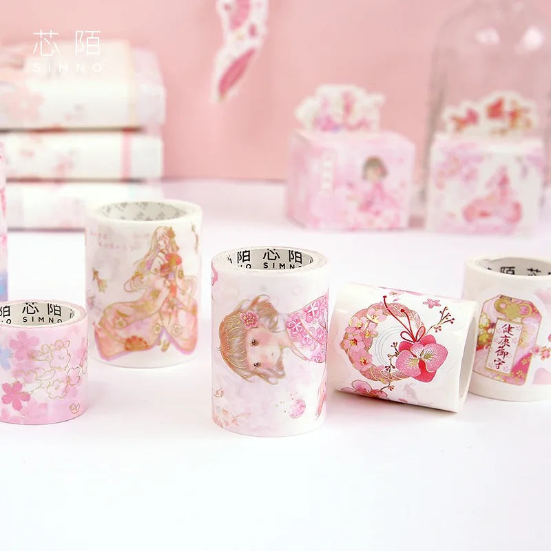 

10set/1lot Washi Masking Tapes Ying Yao Series Decorative Adhesive Scrapbooking DIY Paper Japanese Stickers 3M