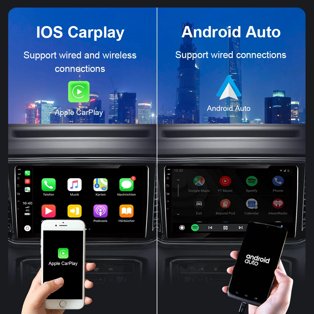 Автомагнитола EKIY QLED DSP Android 10 для Ford Focus 2005-2011GPS Navi мультимедийный видеоплеер