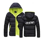 Осень-зима 2021, модные мужские пальто унисекс с логотипом CCM, мужская спортивная одежда, пальто на молнии, удобная куртка для отдыха, толстовки