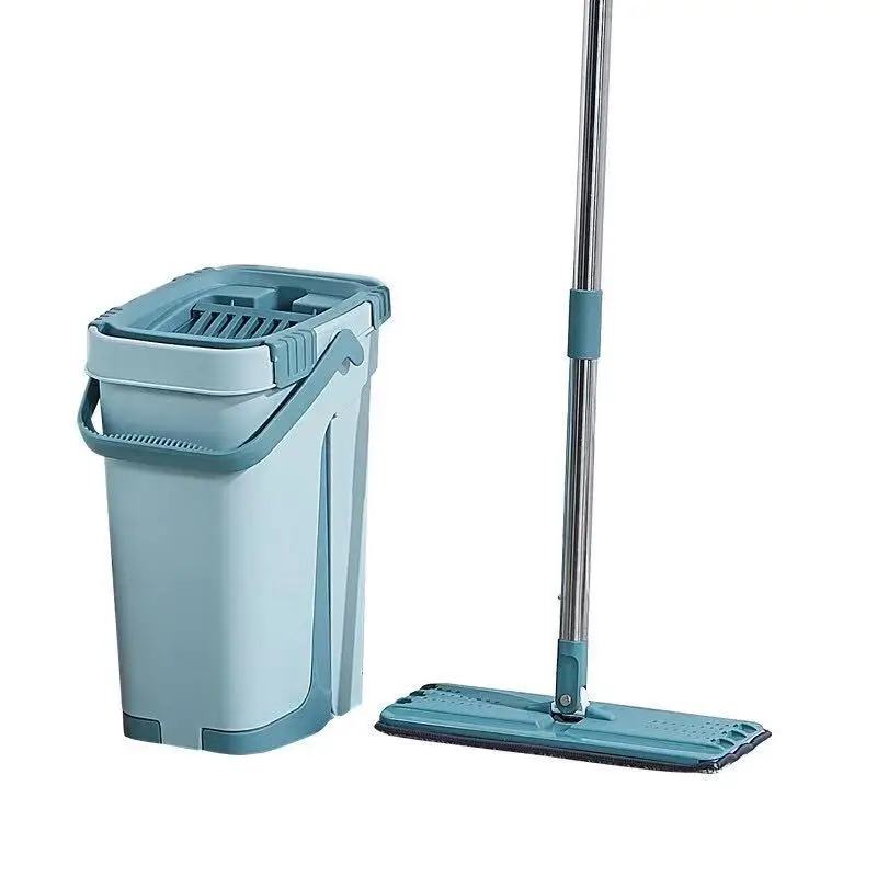 Волшебная швабра с автоматическим вращением и ведром избегайте мытья рук