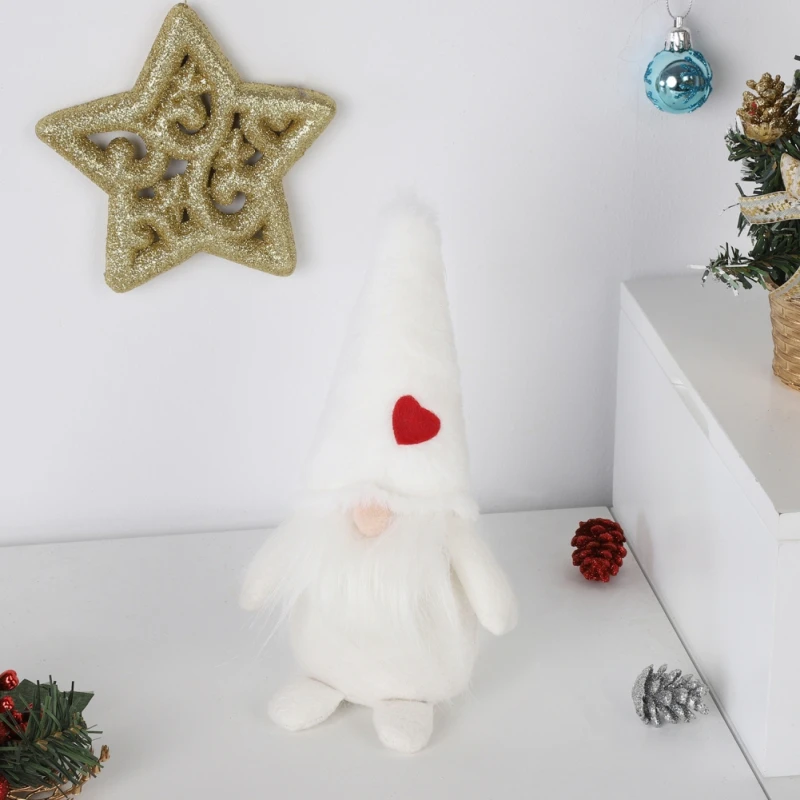 8 дюймов 3 цвета плюшевый хлопок Gnome кукла украшения Рождество Санта ниссе милые Высокое качество скандинавский эльф фигурка праздничные подарки
