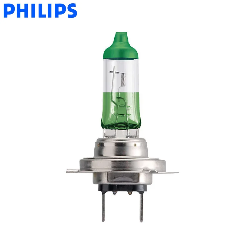 Лампы Philips H7 12 В с цветовым видением зеленые цветные лампы автомобисветильник