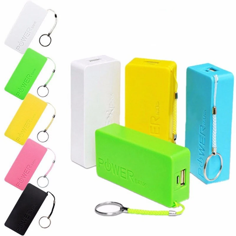 5600mAh 5V USB DIY Мощность банк чехол Портативный внешний 2X18650 Батарея ящик для хранения
