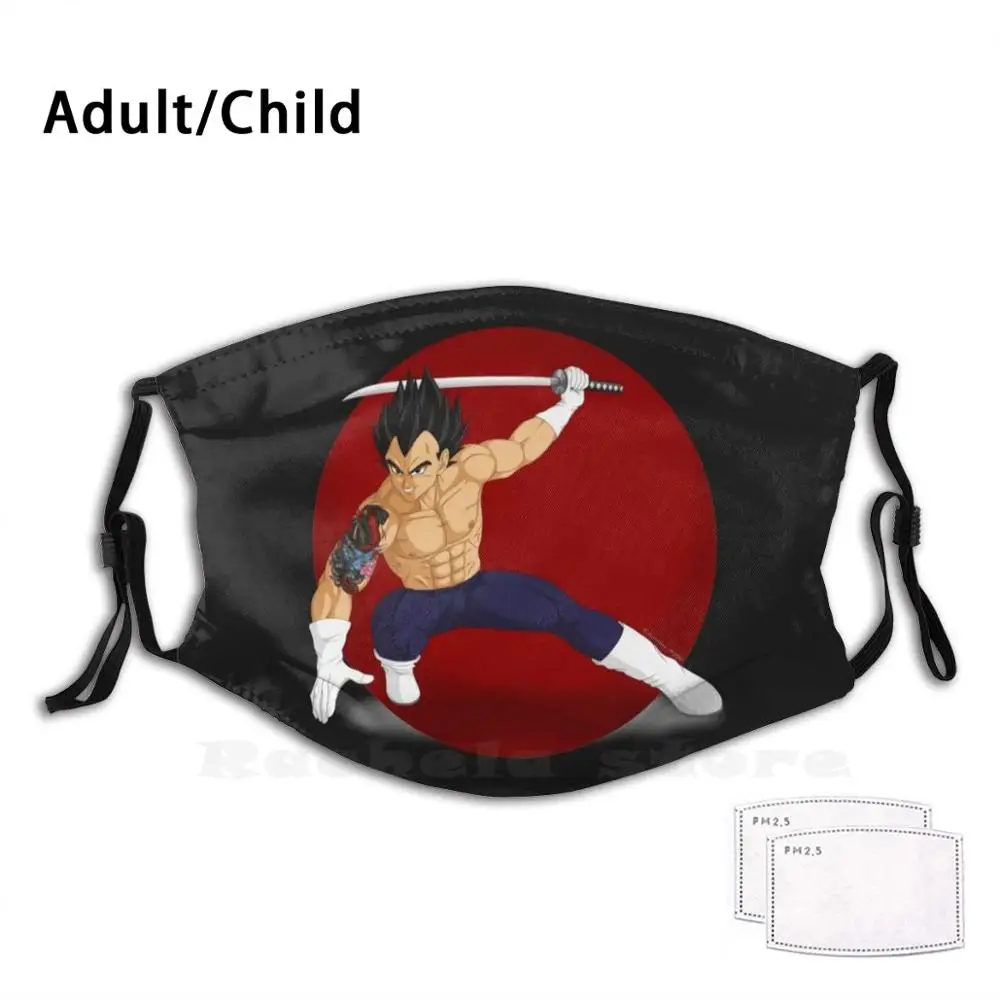 

Многоразовая маска для лица с фильтром и забавным принтом