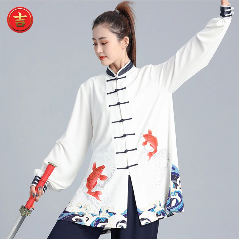 Новая форма для Тай Чи китайское платье кунг фу Женский комплект из трех частей с