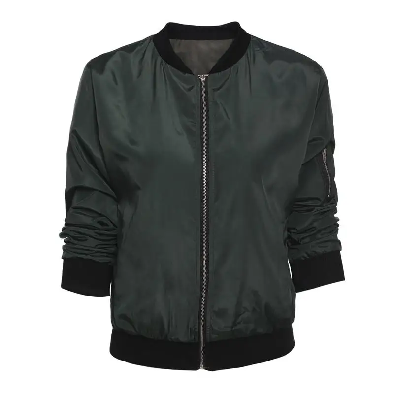 

ZITY 2020 Fashion Windbreaker Jacket Women Summer Coats Long Sleeve Basic Jackets Bomber Thin Women 'S Jacket Female Jackets Out