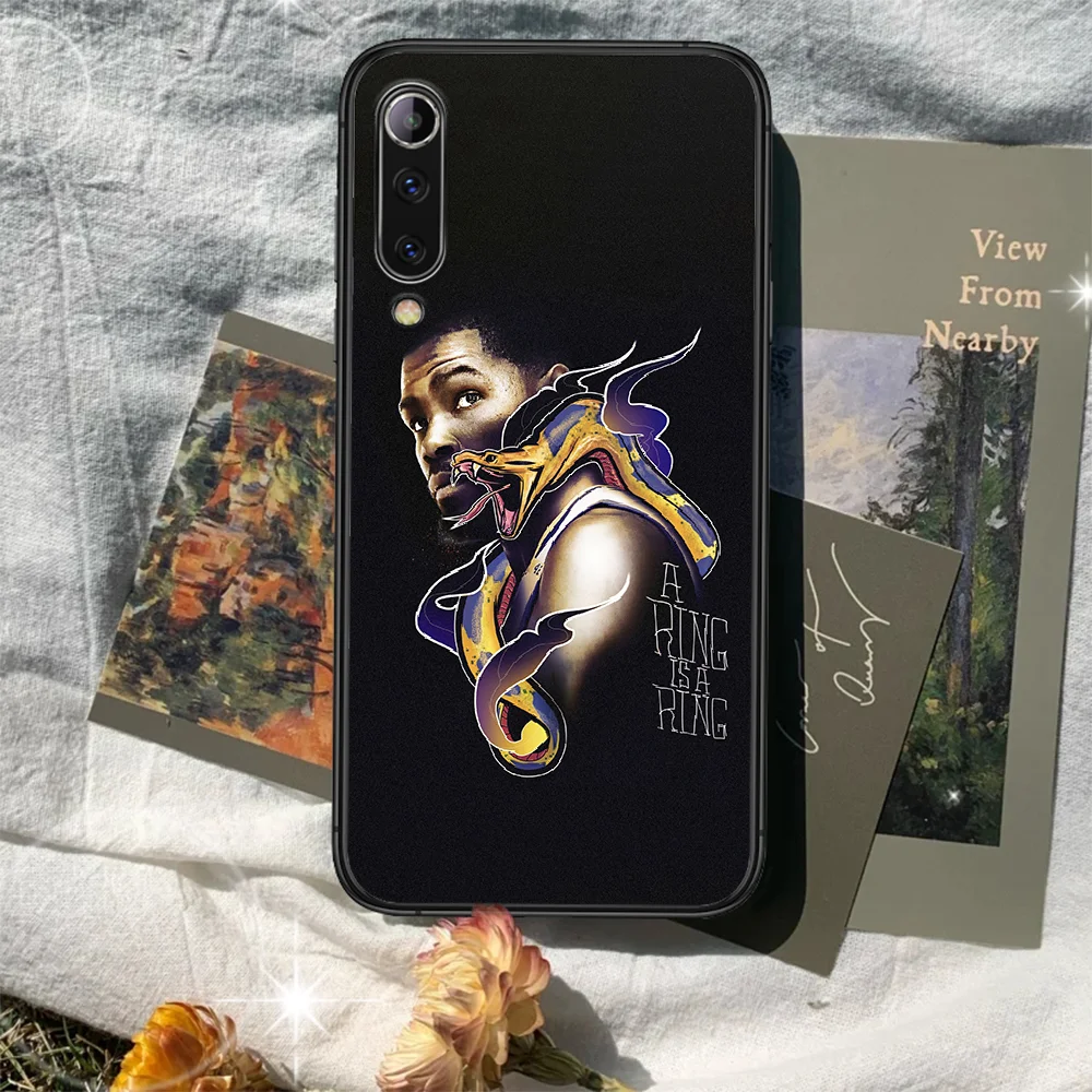 

Kevin Durant 35 Phone case For Xiaomi Mi note 10 A3 9 MAX 3 A2 8 9 Lite Pro ultra black Cell Tpu Waterproof Painting Bumper