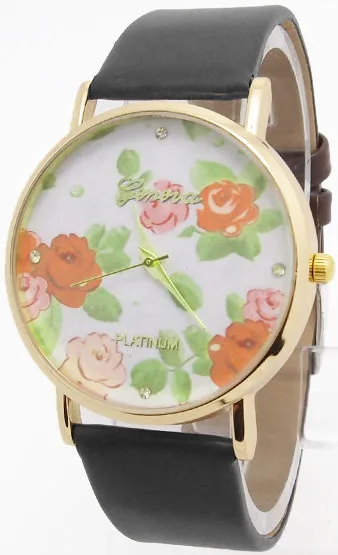 Часы наручные женские кварцевые с кожаным ремешком 8O25|Женские часы| |