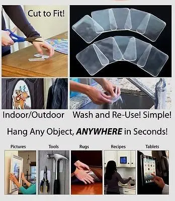 10 шт. супер липкие силикагелевые Нескользящие Коврики для приборной панели