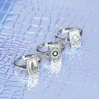 Винтажные резные открытые кольца в виде солнца, луны, Импресса, русалки, таро, готическое необычное эстетическое украшение, тренд 2021 года для женщин, ювелирные изделия для девочек