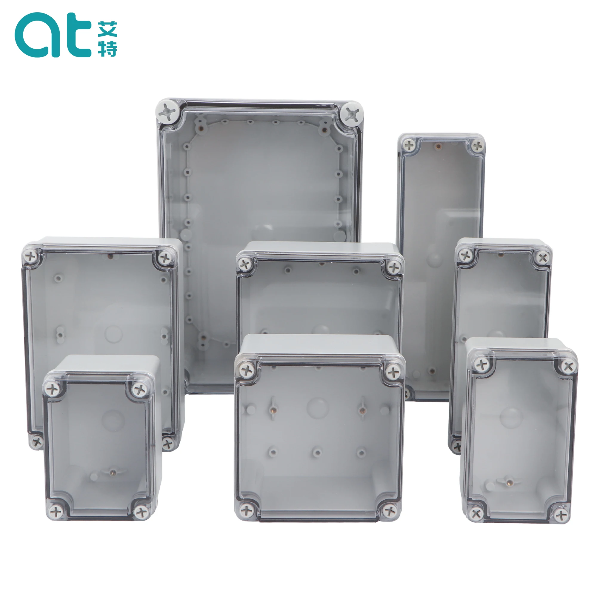 

IP67 Transparent Lid Junction Box Waterproof Plastic Enclosure Box Electronic Project Instrument Case ABS Outdoor Housing