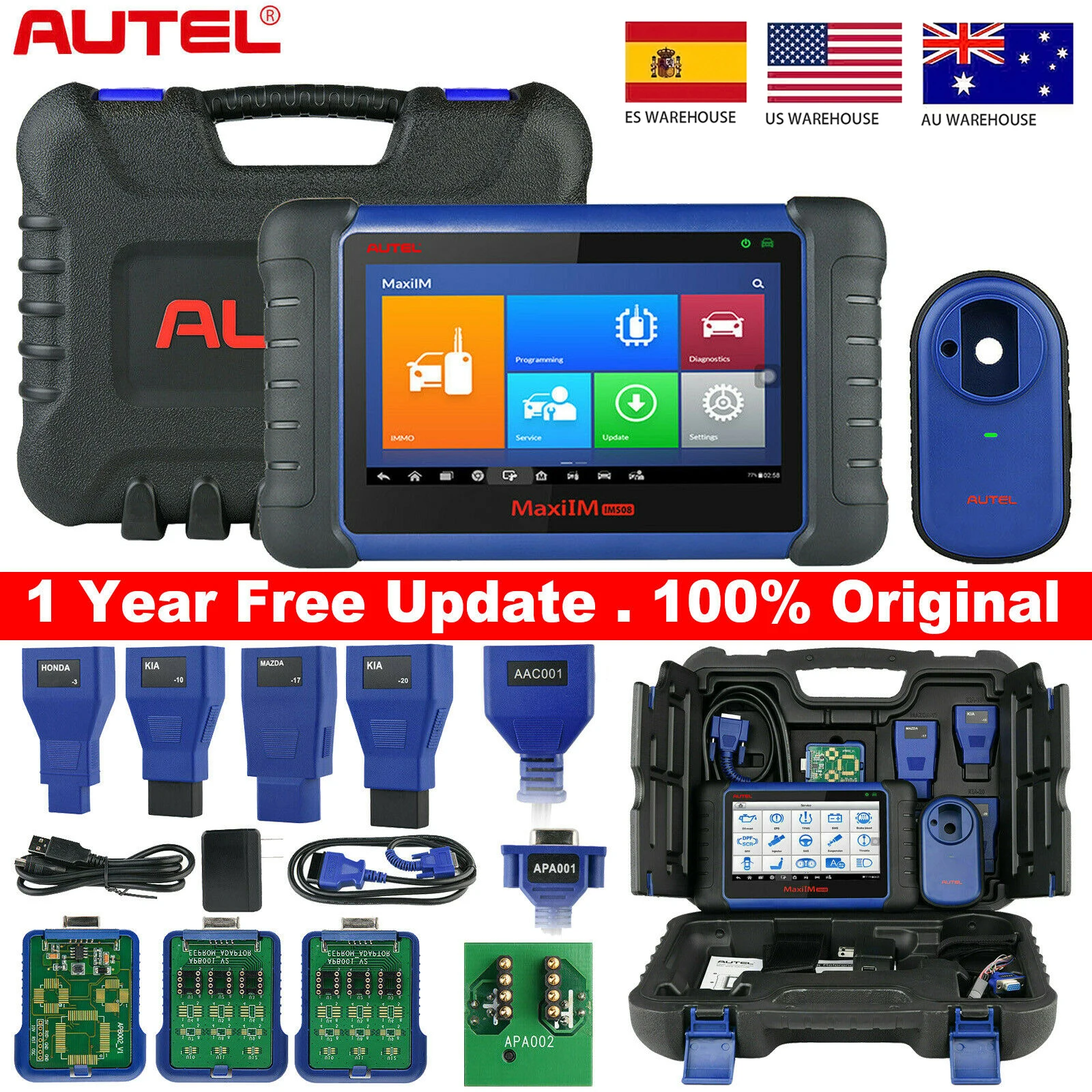 Autel MaxiIM IM508 OBD2 все системы daig стик сканеры IMMO программирование ключей|Анализатор