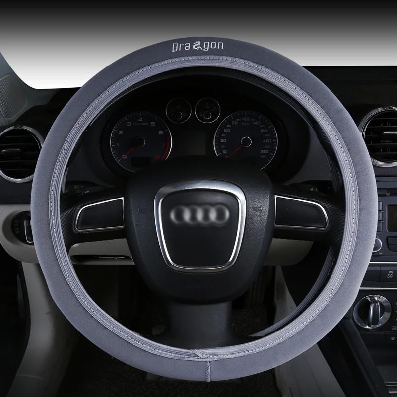 Чехлы рулевого колеса автомобиля Светоотражающая Искусственная кожа Эластичный