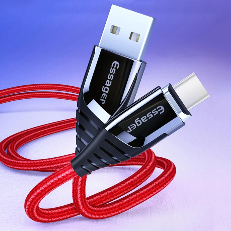 Магнитное зарядное устройство Essager Micro USB кабель для iPhone samsung провод для быстрого заряда Шнур usb type C type-C магнитные кабели для мобильных телефонов