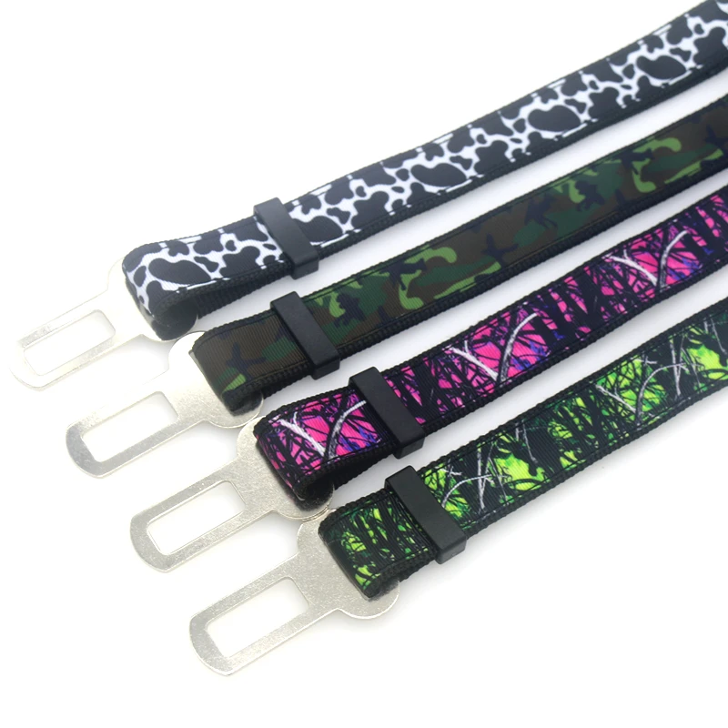 

Ремень безопасности DHK для собак, регулируемый автомобильный ремень безопасности для собак, 1 дюйм, 25 мм, с камуфляжным принтом деревьев