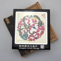handcraft chinese new year shadow play painting table ornaments decorations items for home office desk accessories decor gift