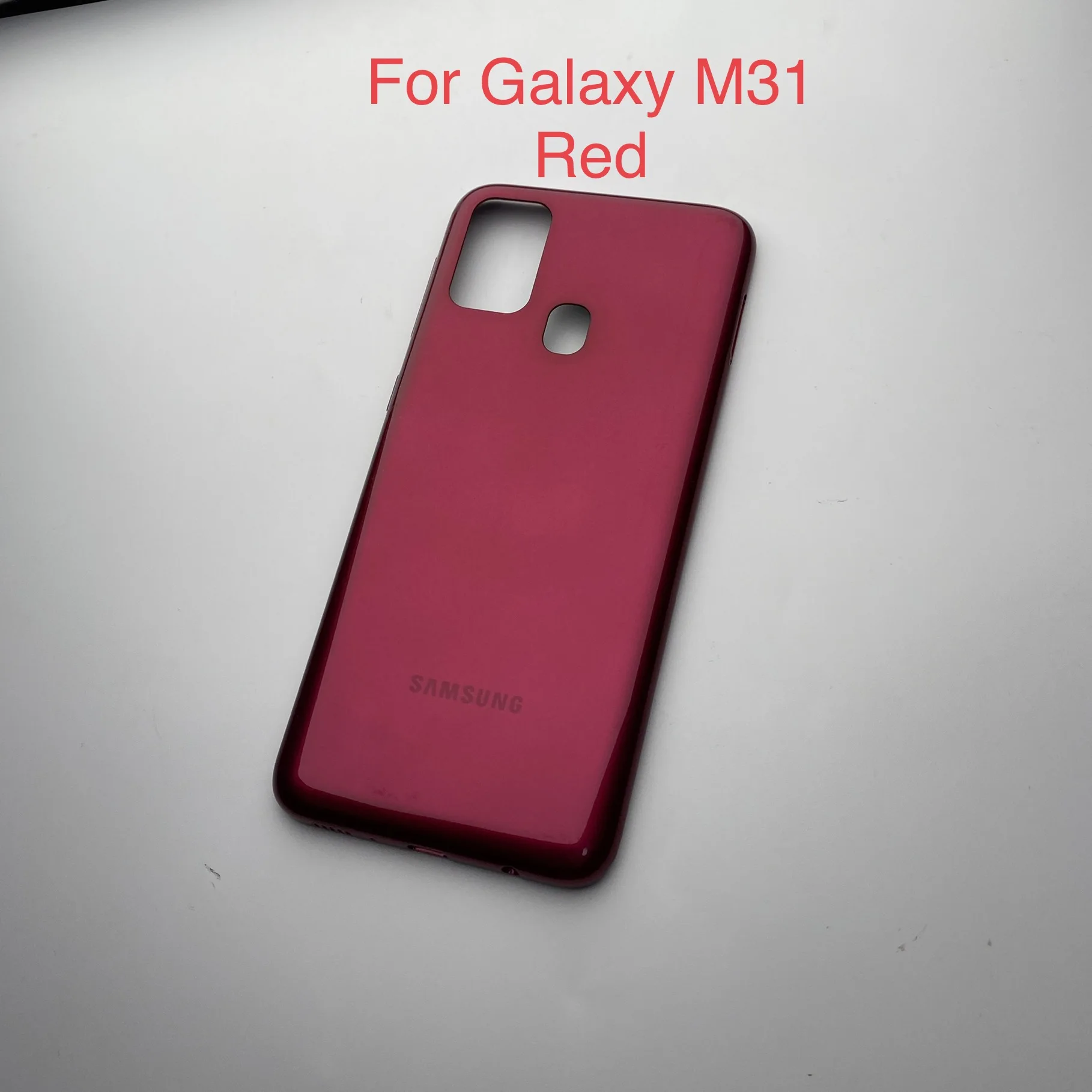 Задняя крышка батарейного отсека для Samsung Galaxy M31 мобильный телефон|Корпусы и