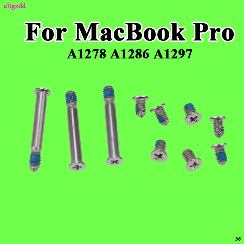 

Винты Крепежные для ноутбука Macbook Pro A1278 A1286 A1297 A1369 A1425 A1502 A1706 A1707, 1 комплект