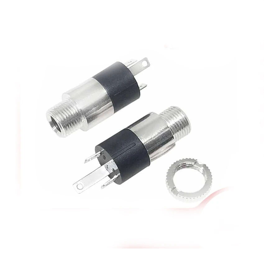 

50PCS/Lot PJ-392 3.5MM Stereo Female Audio Sockect/Jack Connector with Screw 3Pin for Headphone