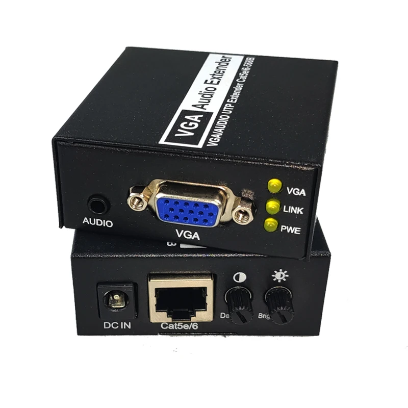 Расширитель порта VGA 200 м 1xSplitter hdmi передатчик и приемник TX/RX расширитель через Cat5e/Cat6 UTP кабель RJ45 LAN Ethernet 1080P