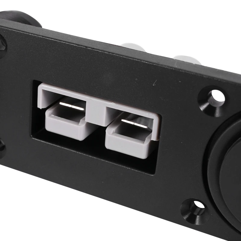 Flush Mount Anderson Plug Socket Double USB Charger Panel For Caravan Camper Boat Truck |