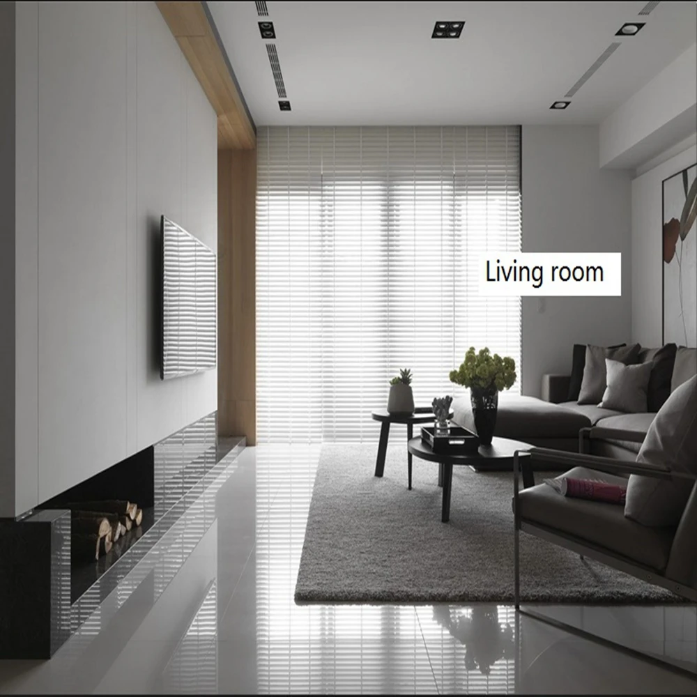 Горячая Распродажа алюминиевые жалюзи с веревками 25 мм водонепроницаемые размер