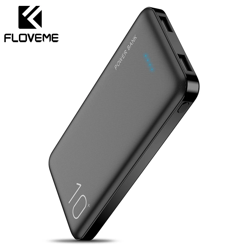 FLOVEME, 10000 мА/ч, внешний аккумулятор, внешний аккумулятор, портативное зарядное устройство, mi power Bank, повербанк питания для iPhone, Xiao mi