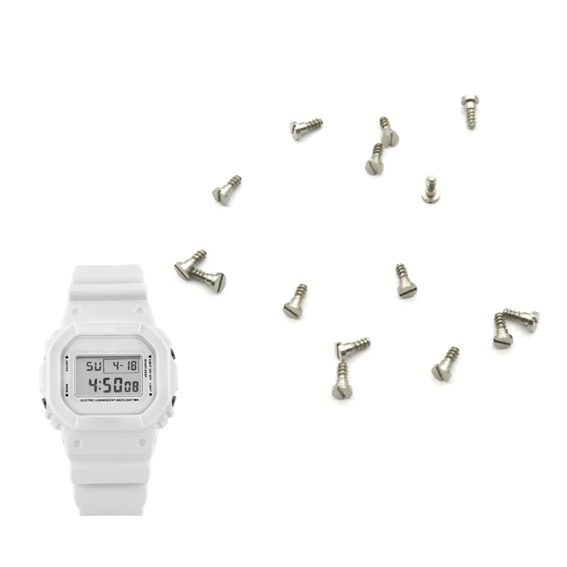 

4pcs Metal Watch Case Screws for DW-5600 5030 GW-M5610 G-5600E Watch Accessories Repair Tools