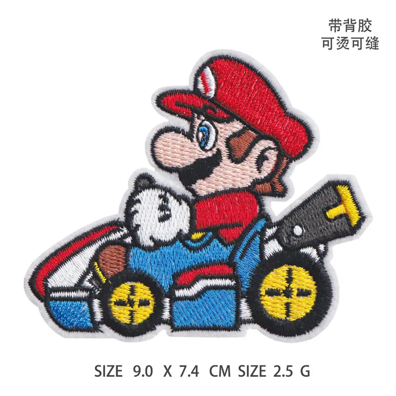 1 шт классный Супер Марио значок патч железо на одежде DIY Декор принцесса золотая