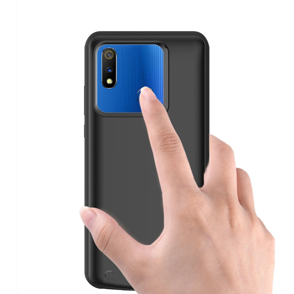 Силиконовый чехол для зарядки аккумуляторов OPPO Realme X Lite внешнего аккумулятора 6500