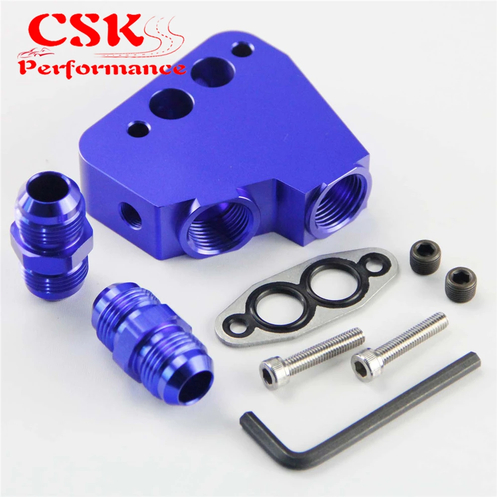AN10 Female Oil Cooler engine Adapter Fits For LSX BILLET LS1 LS2 LS3 VE HSV VZ DRAG RACE Blue / Silver Black |