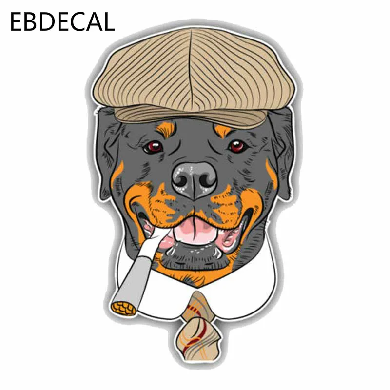 Ebdeckle модный Ротвейлер голова собаки для Авто/бампер/окно/наклейка на стену