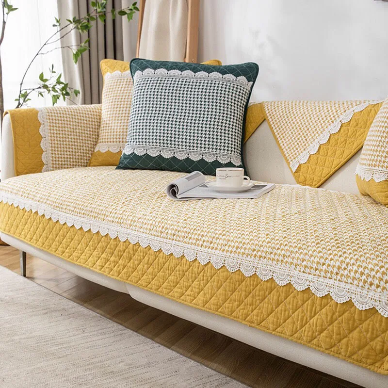 Современный Хлопковый чехол для дивана всесезонный универсальный гостиной
