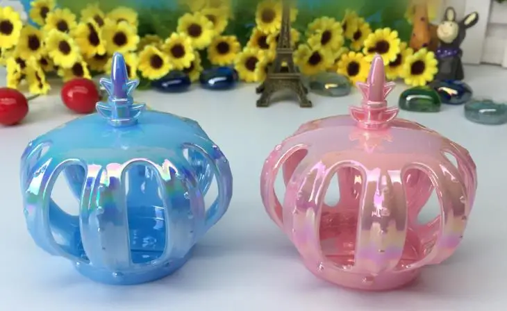 Прозрачная пластиковая коробка в форме короны для дня рождения 1 шт. конфет с | Дом