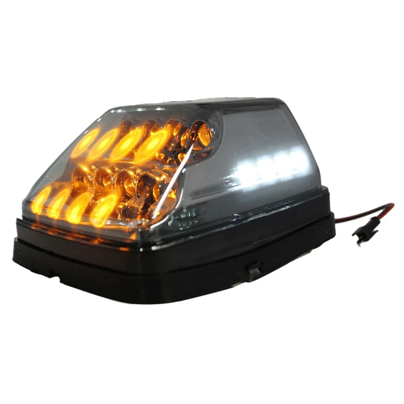 

Car Smoked Lens Amber LED Turn Signal Lamps W/White LED Parking Light Corner Lamp for Mercedes Benz G-Class 1990-2018