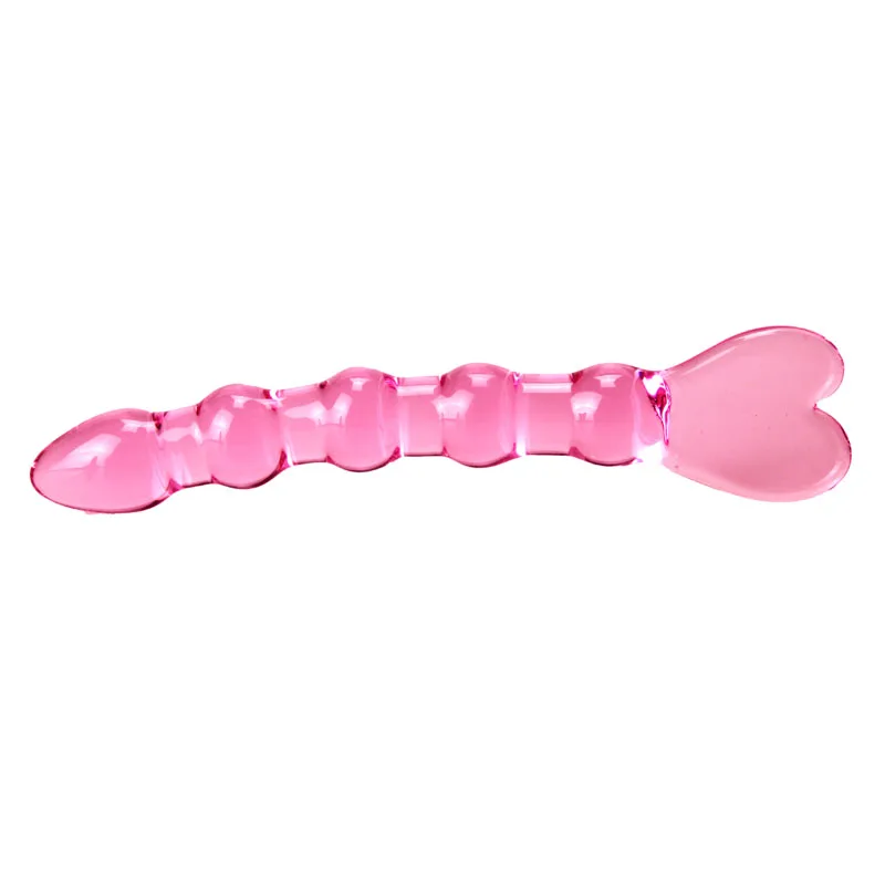 pink Glass Anal plug Heart beads butt plugs Nightlife Anus Dildo adult masturbation Adult Gay Sex Toys for Women lesbian gay toy | Красота и