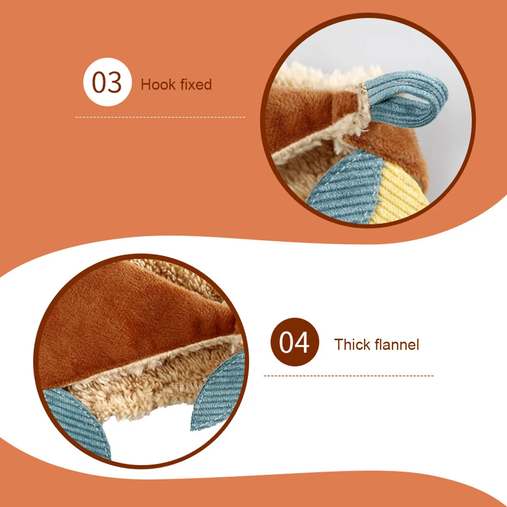 Гамак для домашних животных двухслойный плюшевый мягкий зимний теплый висячий