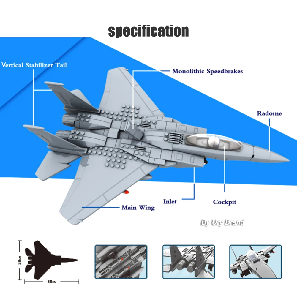 WW2 военный армейский самолет Самолет Jet Warcraft J-15 комплекты военного самолета