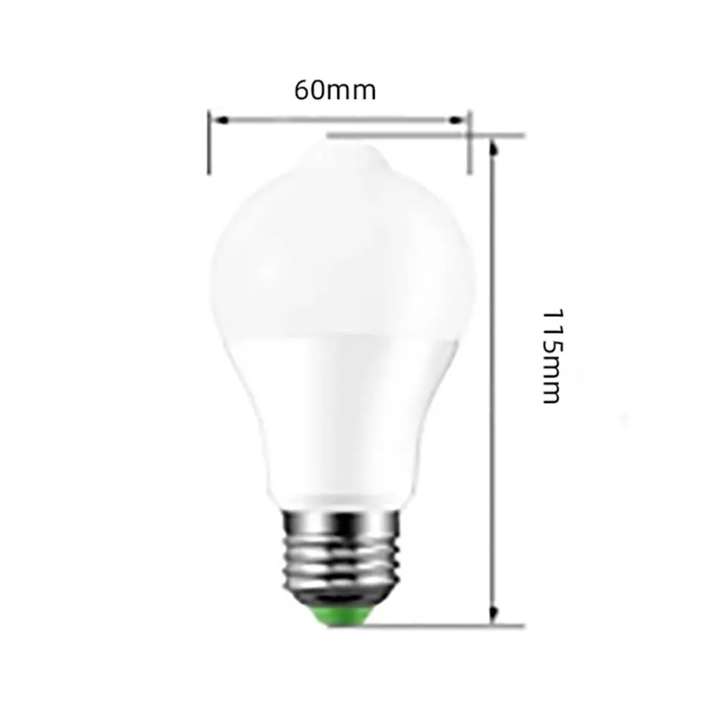 

Energy-saving Light-sensitive Infrared PIR Bulb Led Human Body Induction Bulb Light Highlight Outdoor Lighting