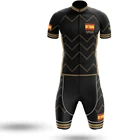 2020 команда Испании велосипедный костюм Мужская экипировка Мужской Быстросохнущий дышащий цельный велосипедный комбинезон триатлон костюм