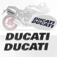 a set of motorcycle carbon fiber decal sticker fairing racing logo pedal body tail tank side helmet ducati ducati