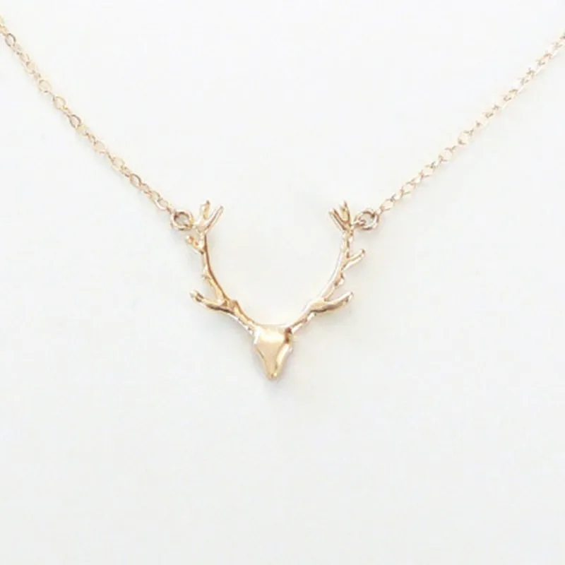 

Fashion Animal Pendant Deer Necklace For Women Girls Clavicle Chain Statement Necklace Daily Wedding Party Fashion Jewelry Gifts