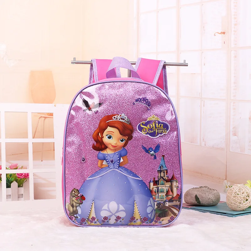 Детский рюкзак Disney с мультяшными принцессами сумочка для детского сада принтом