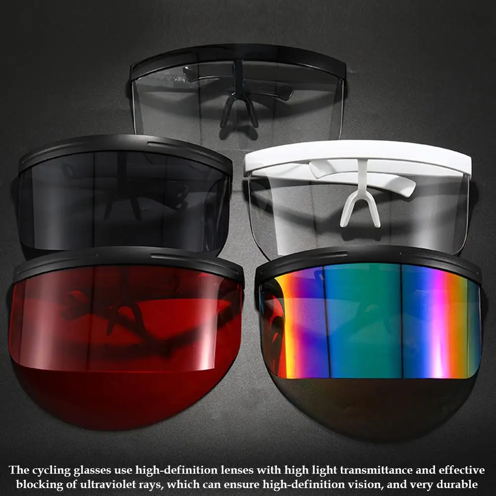 

Anti UV Cycling Goggles Half Face Sunglasses Glasses Fishing Eyewear Windproof Driver Motorcycle Riding Shield Guard Protector