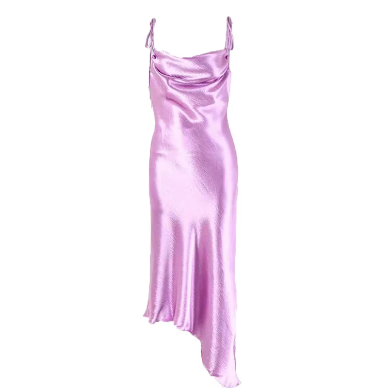 

2021 Summer Sexy Printed Sling Dress Slim Slit Halter Skirt Women Sexy Split Dresses Evening Party Slit Sling Dress Long Skirt
