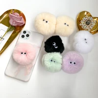 universal mobile phone bracket cute 3d griptok phone expanding stand mobile accessories cute plush bear holder fold socket stand